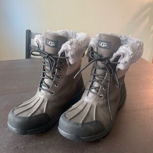 Men’s Ugg Butte winter/snow boots size 10.5 waterproof grey